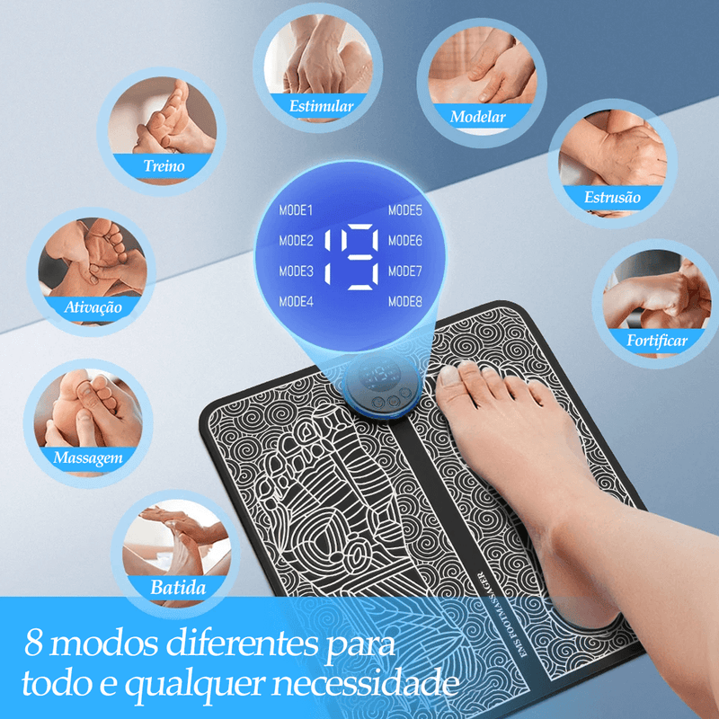 Alivio Imediato de Dores e Inchaços nos Pés - Massageador Terapeutico (Original)